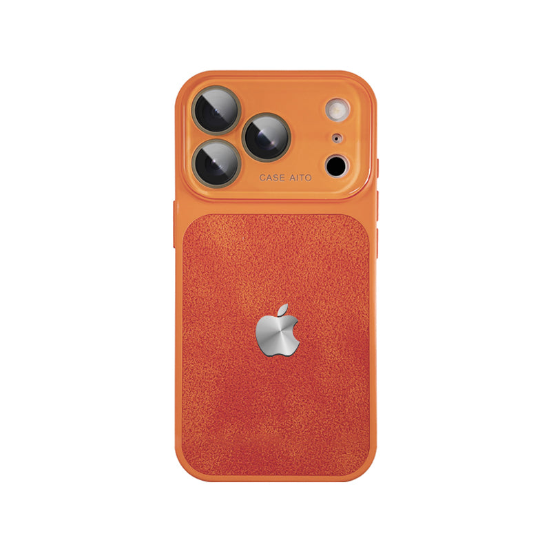 iPhone Crater Crystal Lens Leather Case