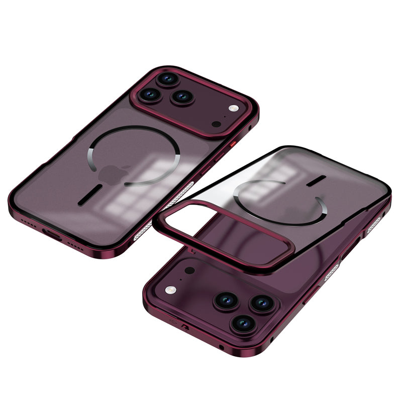 iPhone Metal Frame Matte Magnetic Case