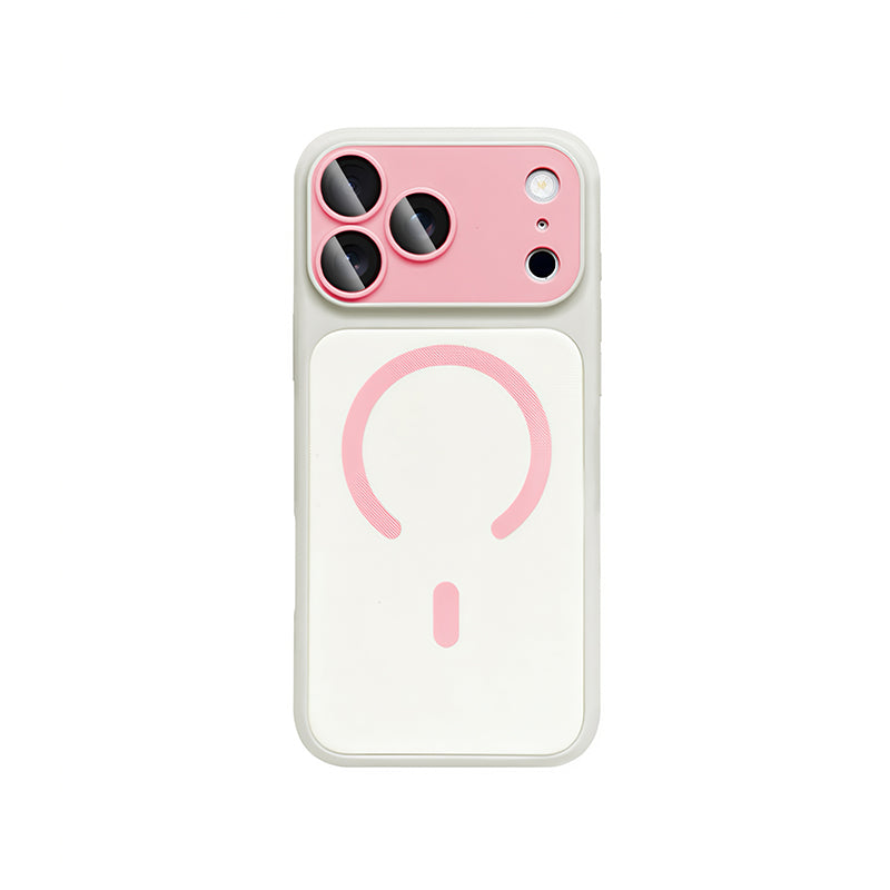 iPhone Color Block Fabric MagSafe Case