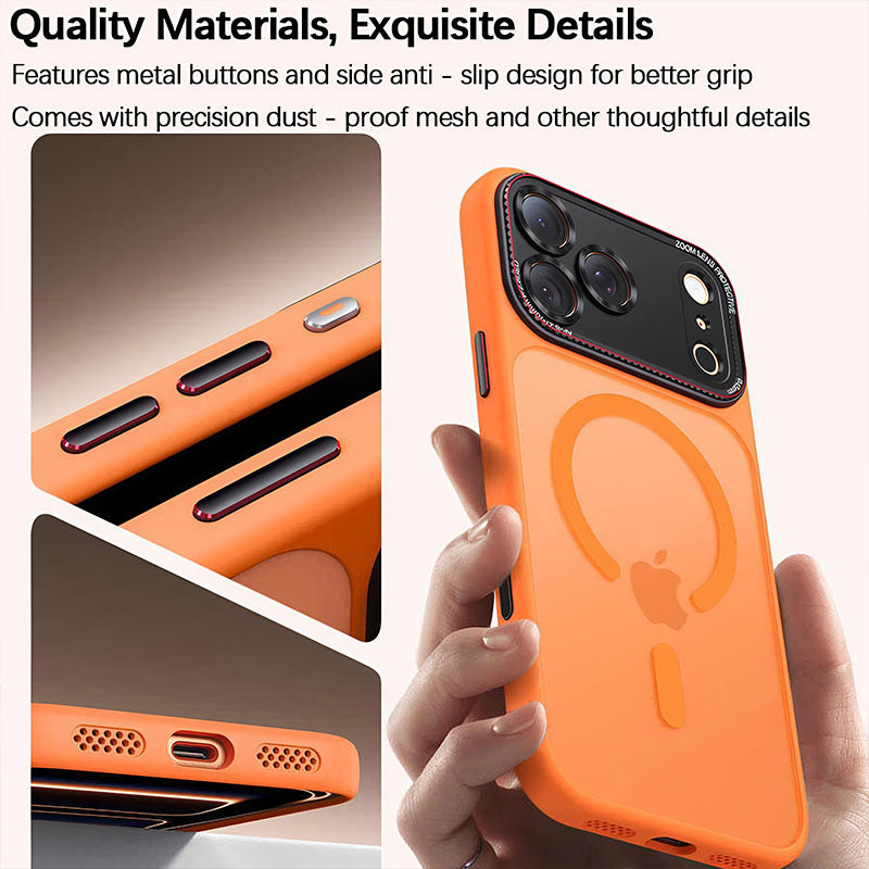 iPhone Matte Metal Lens Case