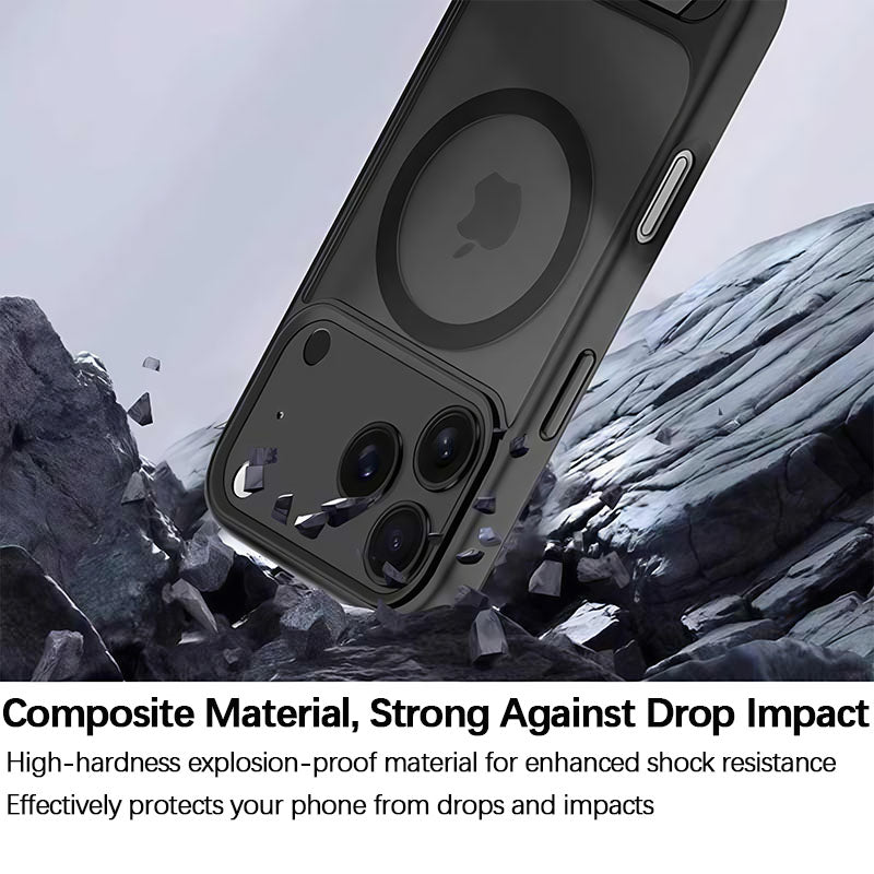 iPhone Matte Magnetic Bevel Holder Case