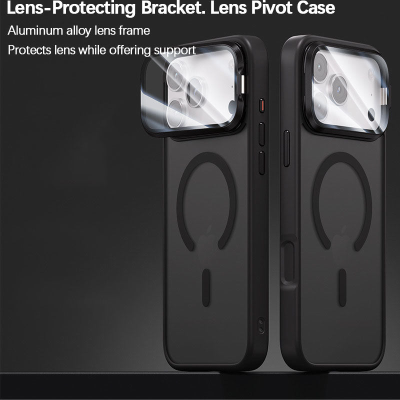 iPhone Frosted Lens Pivot Case