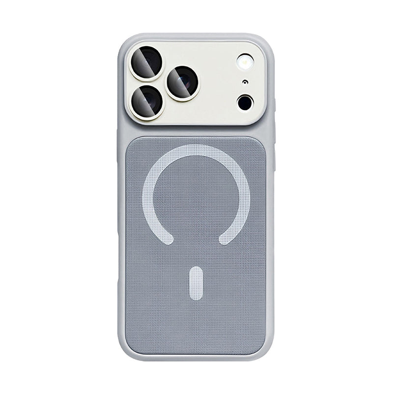 iPhone Color Block Fabric MagSafe Case