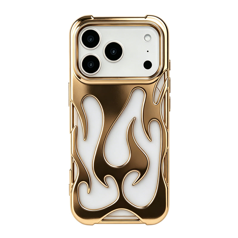 iPhone Flame Hollow Case