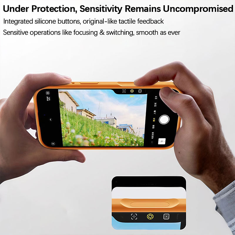 iPhone Large Window Liquid Silicone Case