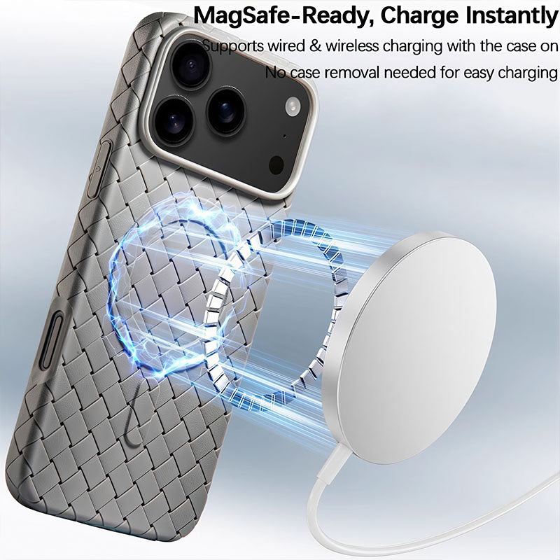 iPhone Woven Texture MagSafe Case