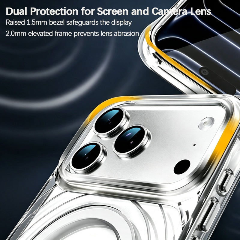 iPhone Wave Transparent MagSafe Case