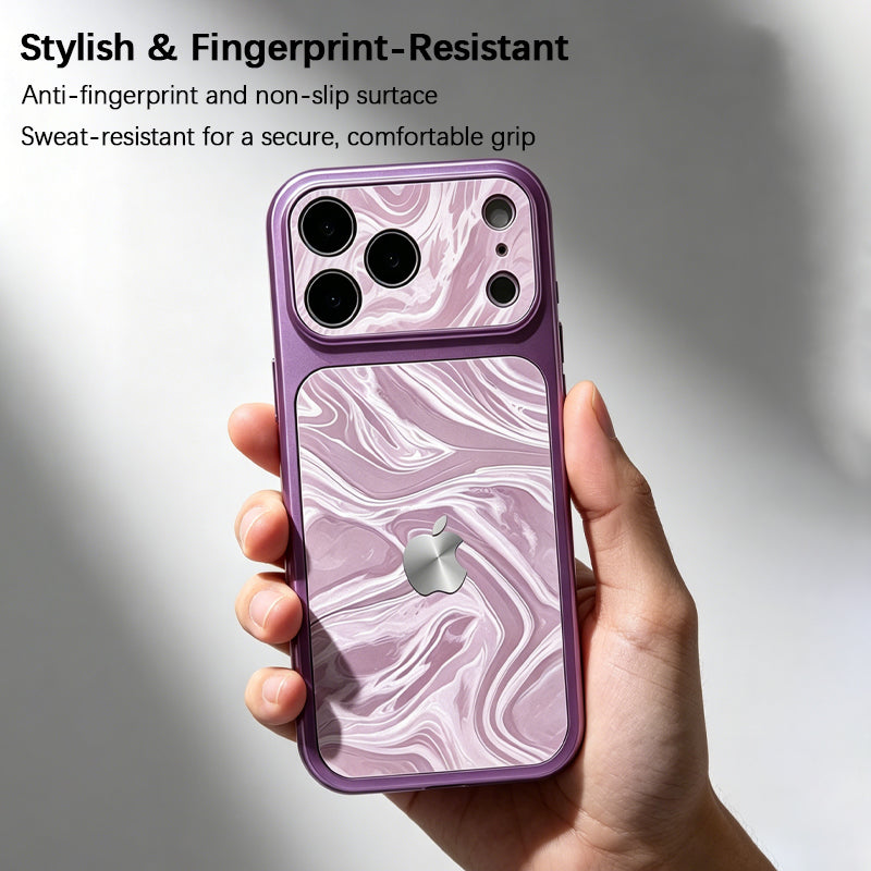 iPhone Liquid Ripple Suede Case