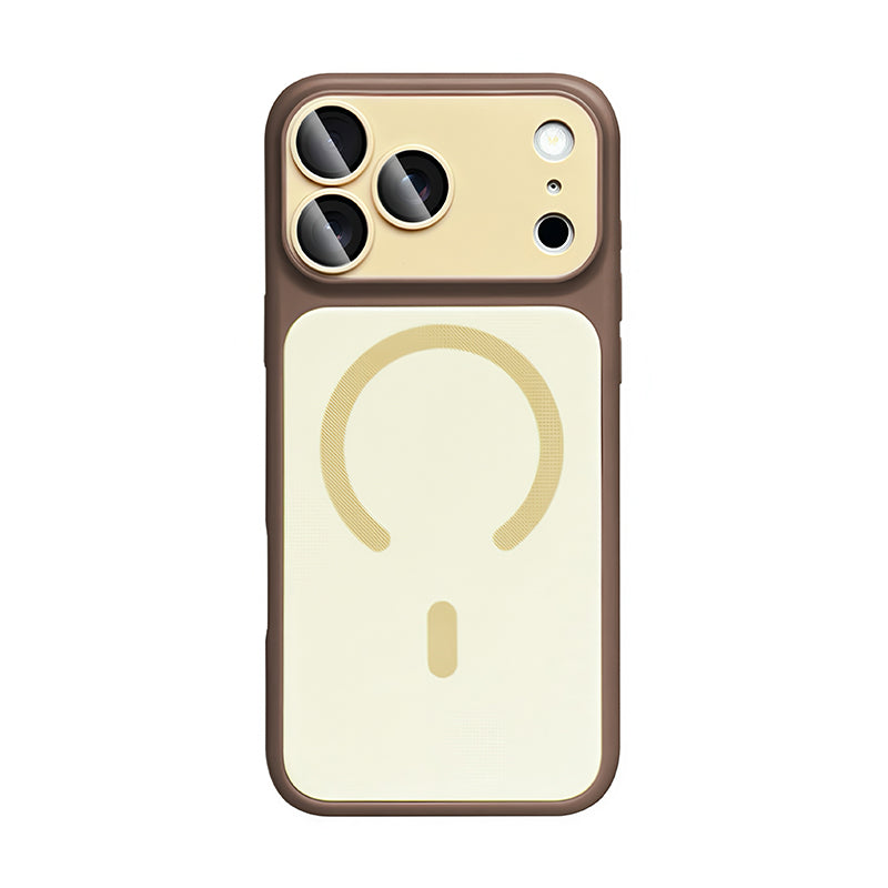 iPhone Color Block Fabric MagSafe Case