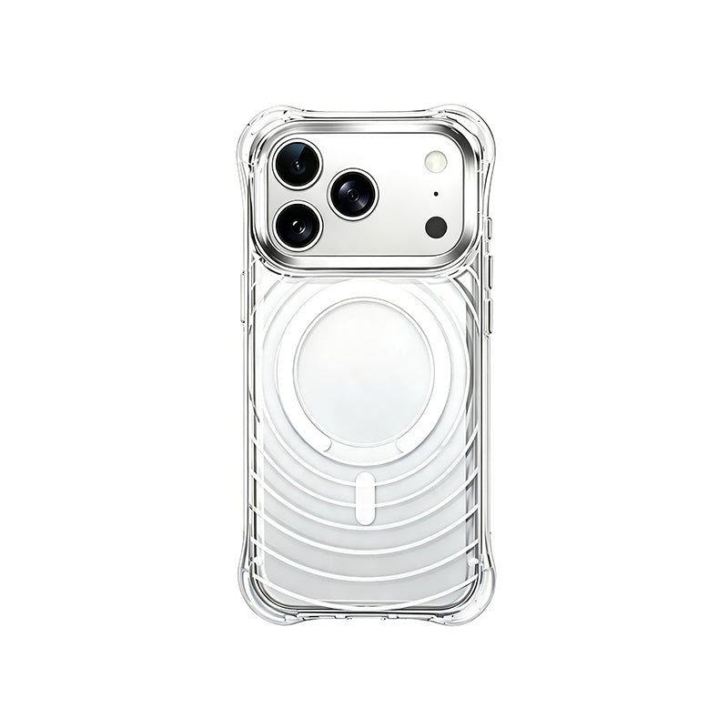iPhone Wave Transparent MagSafe Case