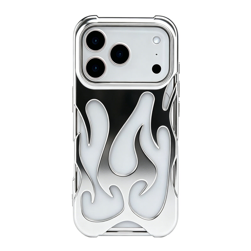 iPhone Flame Hollow Case