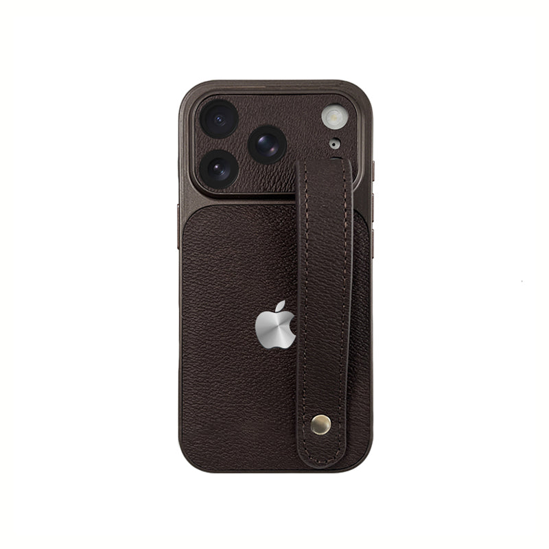 iPhone Lychee Texture Wristband Case