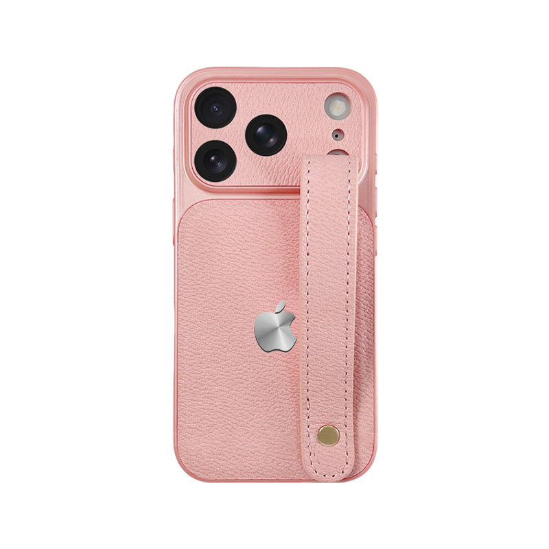iPhone Lychee Texture Wristband Case