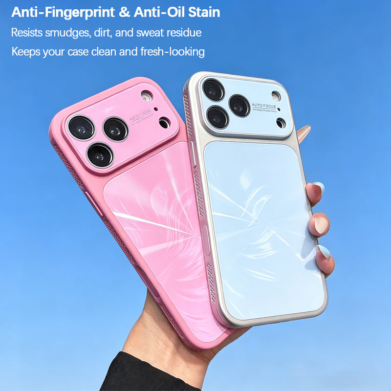 iPhone Feather Aurora Texture Cooling Case