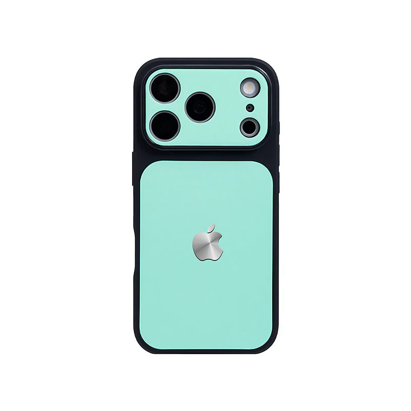 iPhone Color-Blocked Leather Case