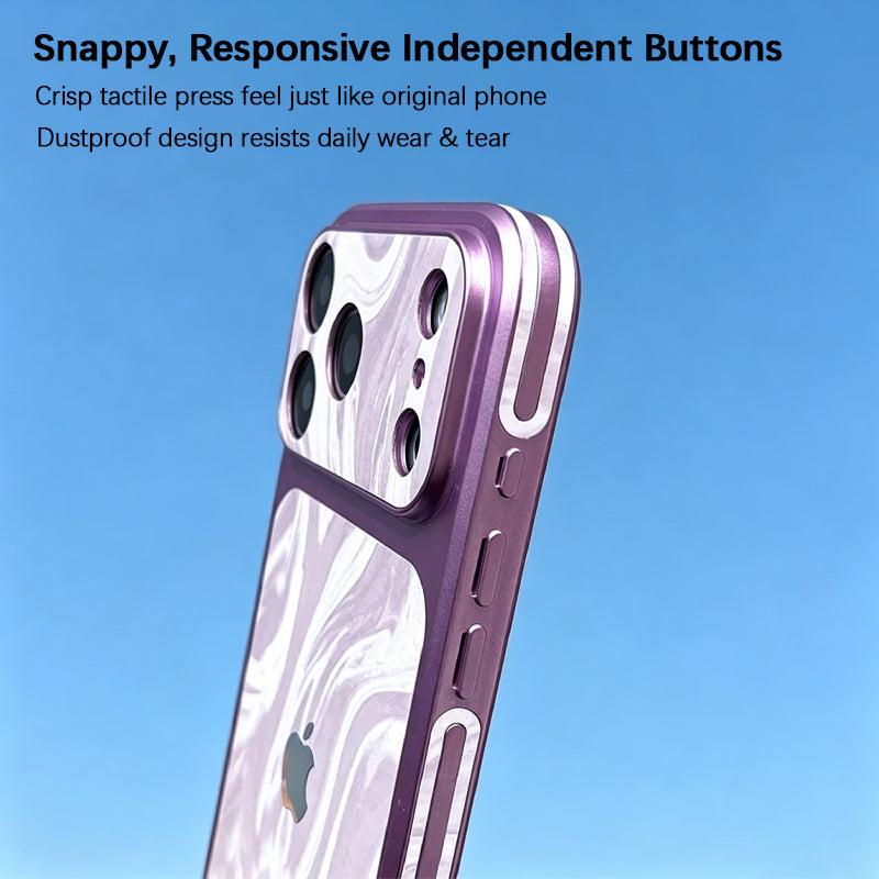 iPhone Liquid Ripple Suede Case