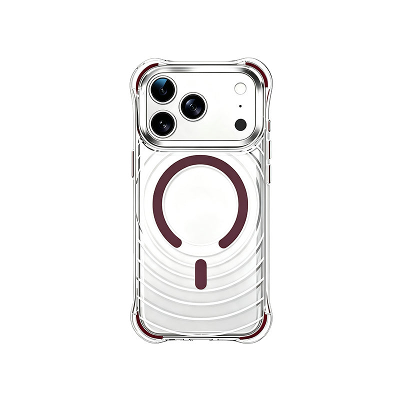iPhone Wave Transparent MagSafe Case