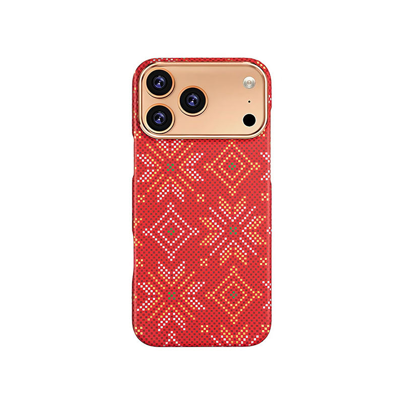 iPhone Iridescent Diamond Pattern MagSafe Case