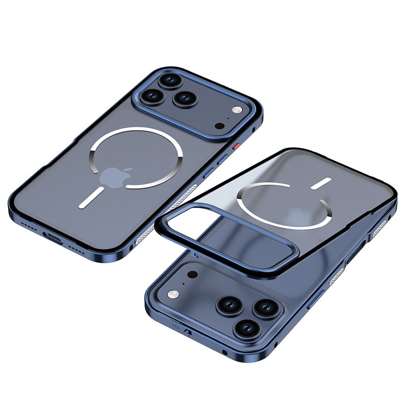 iPhone Metal Frame Matte Magnetic Case