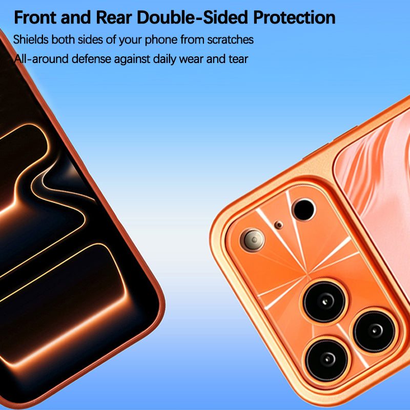 iPhone Gradient Feather Texture Case