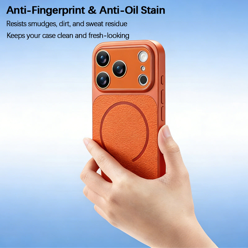 iPhone Leather Large Window Case