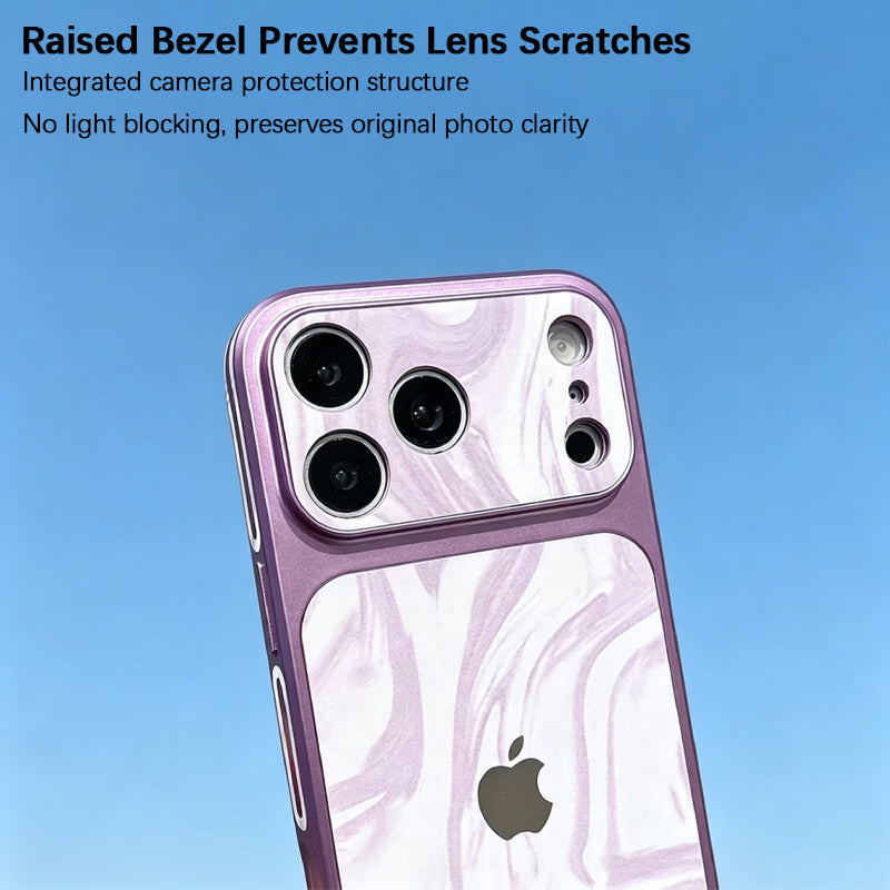 iPhone Liquid Ripple Suede Case