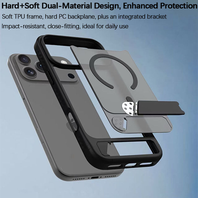 iPhone Matte Magnetic Bevel Holder Case