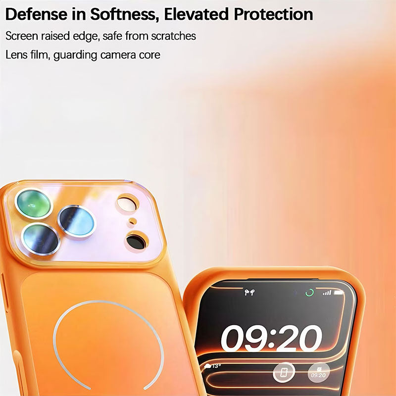 iPhone Large Window Liquid Silicone Case