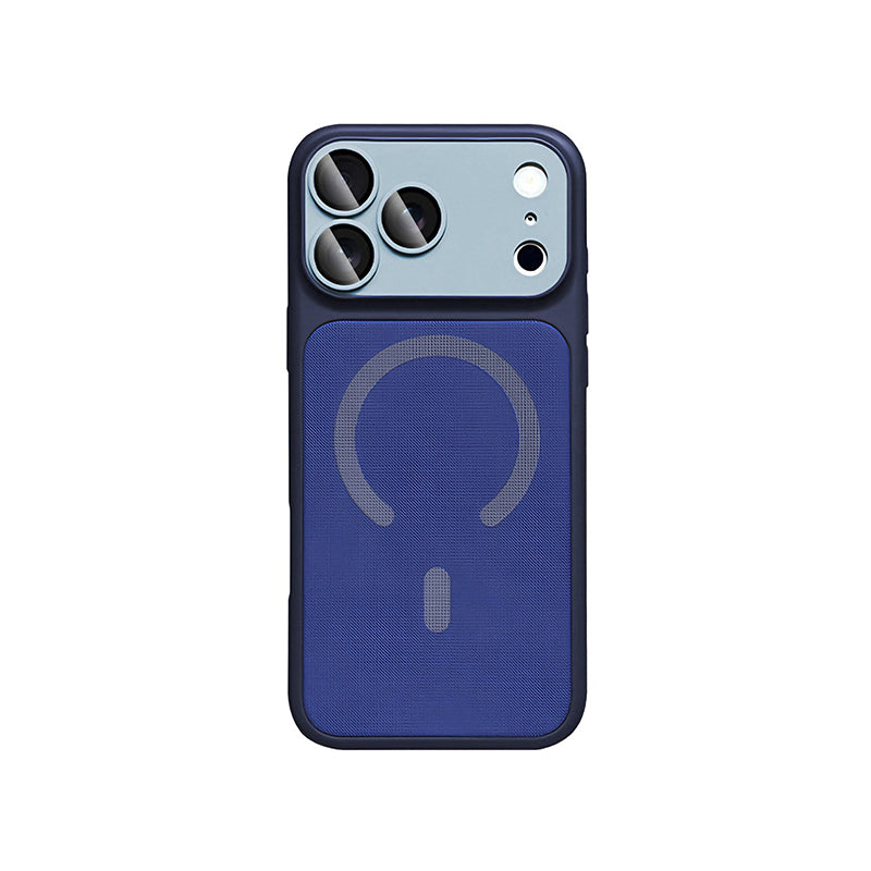 iPhone Color Block Fabric MagSafe Case