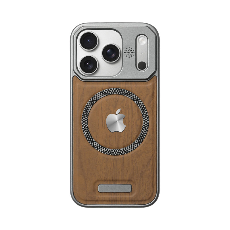 iPhone Wood Grain MagSafe Case