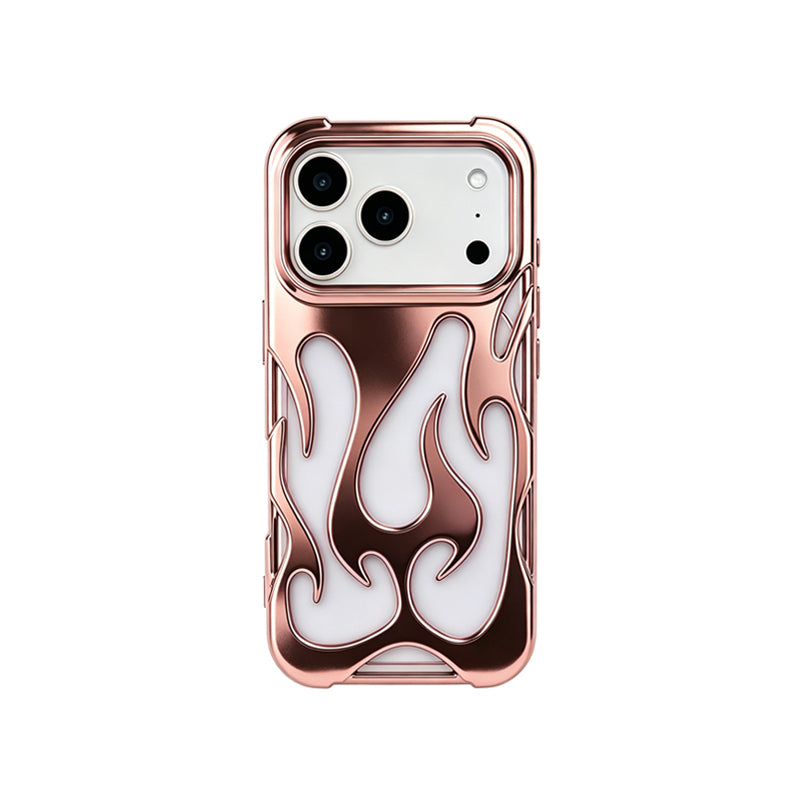 iPhone Flame Hollow Case