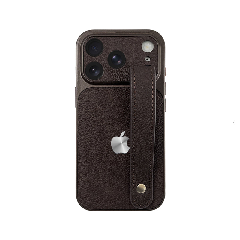 iPhone Lychee Texture Wristband Case