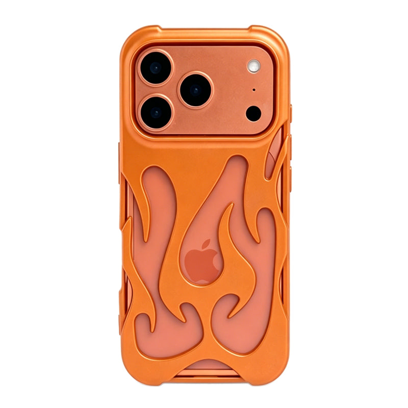 iPhone Flame Hollow Case