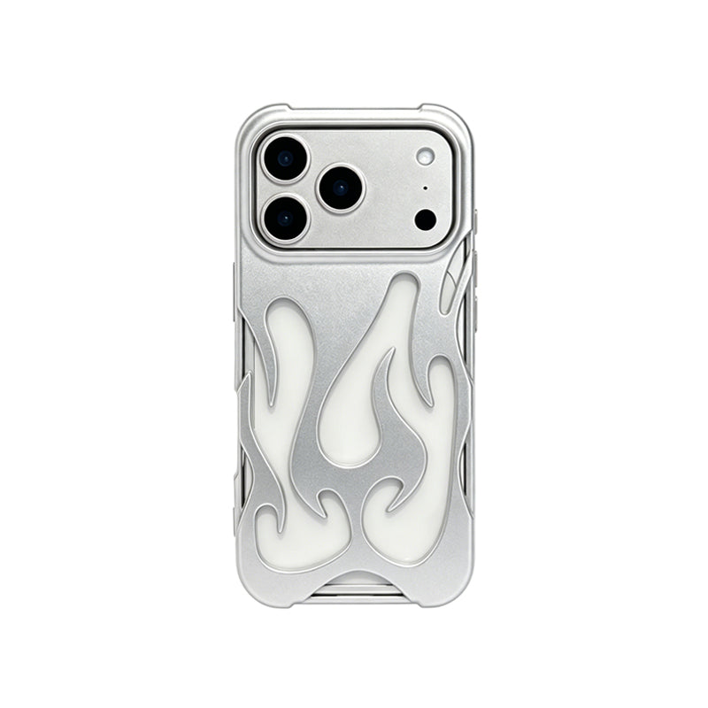 iPhone Flame Hollow Case