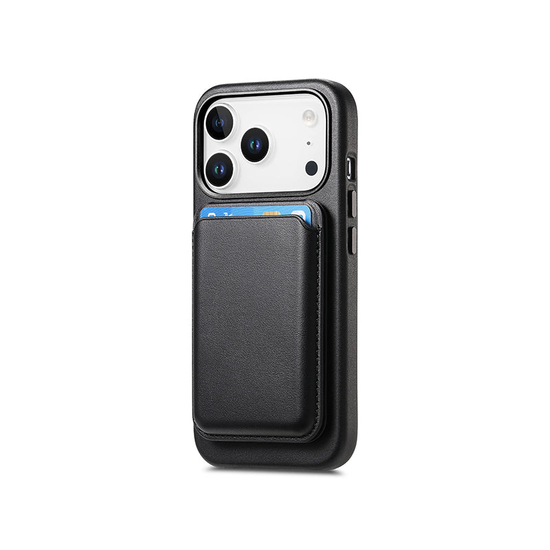 iPhone Leather Case MagSafe Card Holder Set