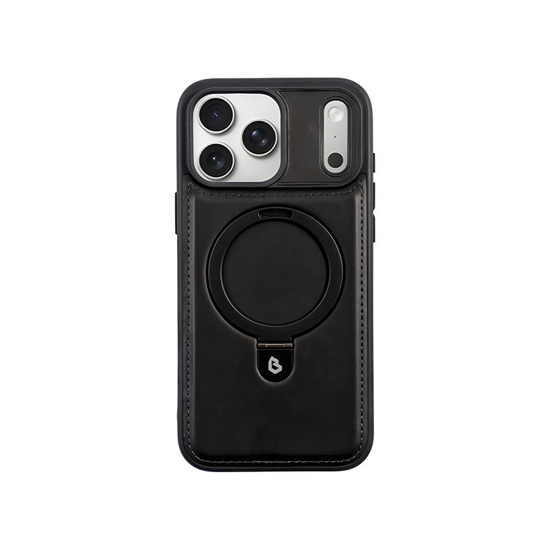 iPhone Leather Stand MagSafe Case