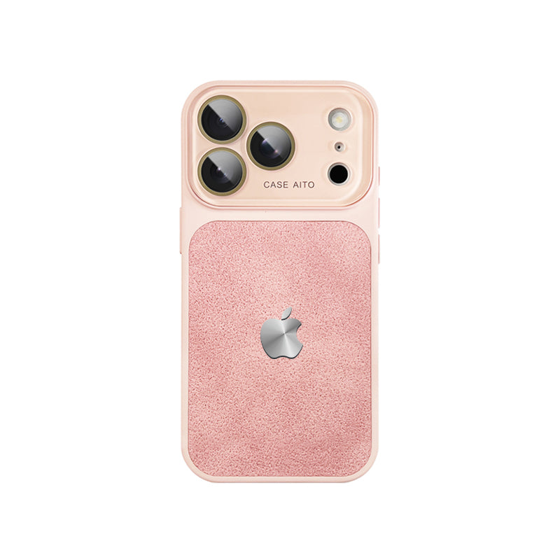 iPhone Crater Crystal Lens Leather Case