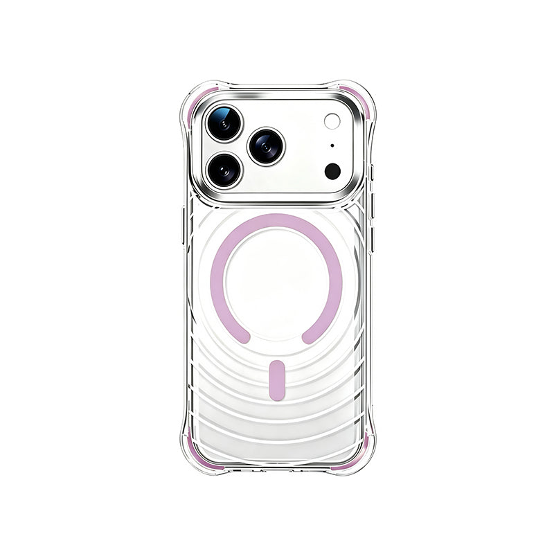 iPhone Wave Transparent MagSafe Case