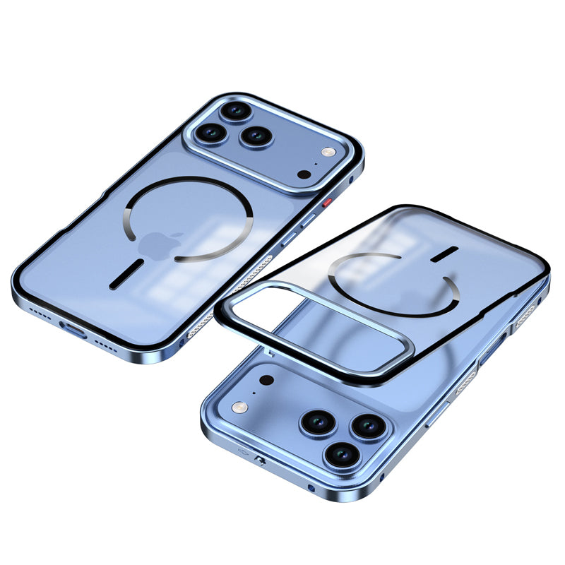 iPhone Metal Frame Matte Magnetic Case