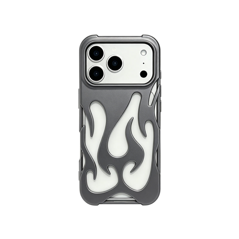 iPhone Flame Hollow Case
