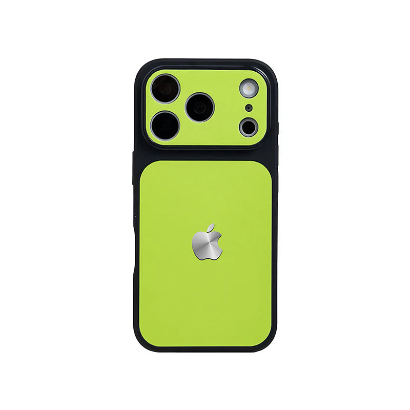 iPhone Color-Blocked Leather Case