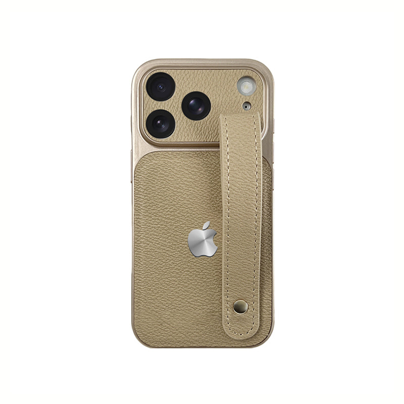 iPhone Lychee Texture Wristband Case