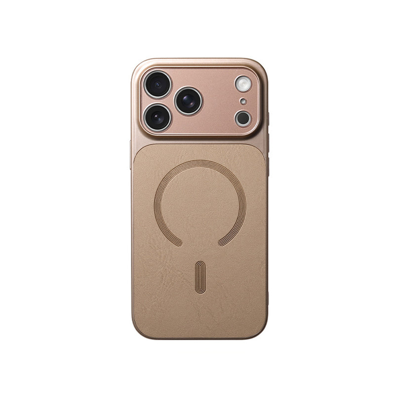 iPhone Leather Texture Large Window Case