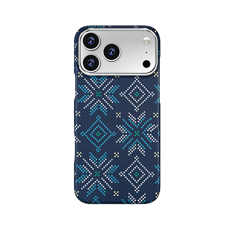 iPhone Iridescent Diamond Pattern MagSafe Case