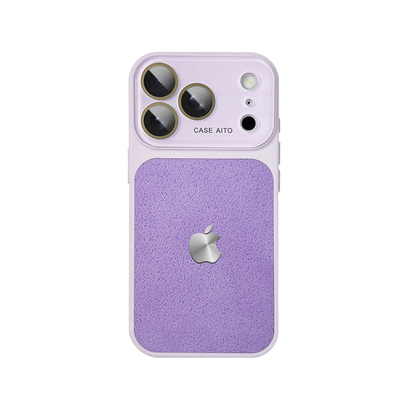 iPhone Crater Crystal Lens Leather Case