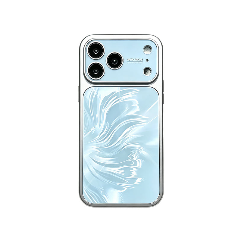 iPhone Feather Aurora Texture Cooling Case