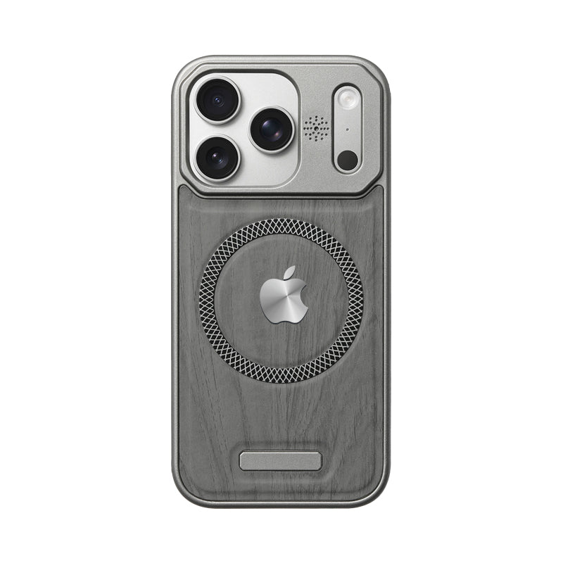 iPhone Wood Grain MagSafe Case