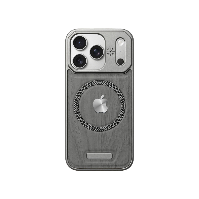 iPhone Wood Grain MagSafe Case