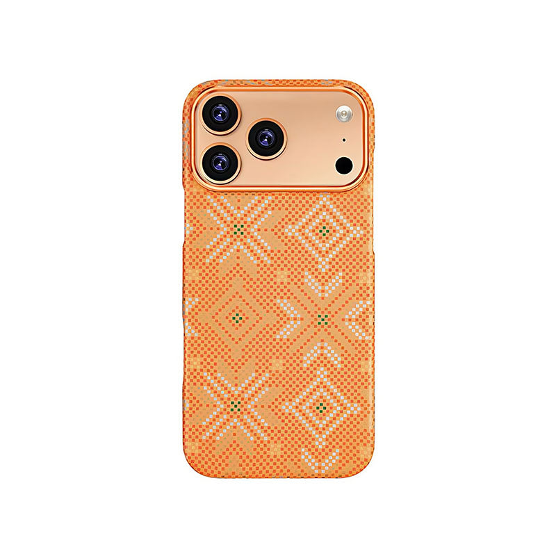 iPhone Iridescent Diamond Pattern MagSafe Case