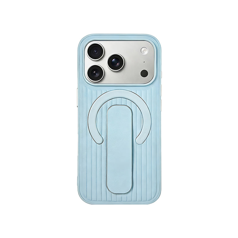 iPhone Leather Finger Strap Case